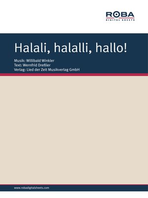 cover image of Halali, halli, hallo!